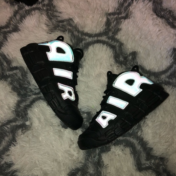 nike air uptempo reflective